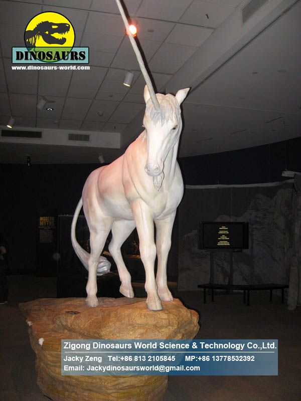 Animal equipment animatronic exhibition animals unicorn DWA070